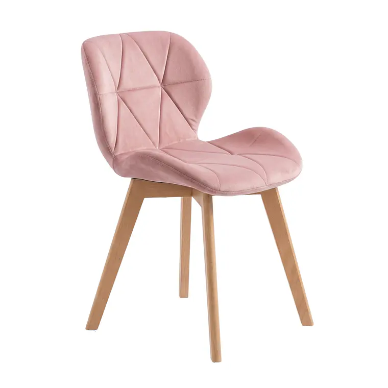 Silla Mariposa Rubik Wood Velvet 1