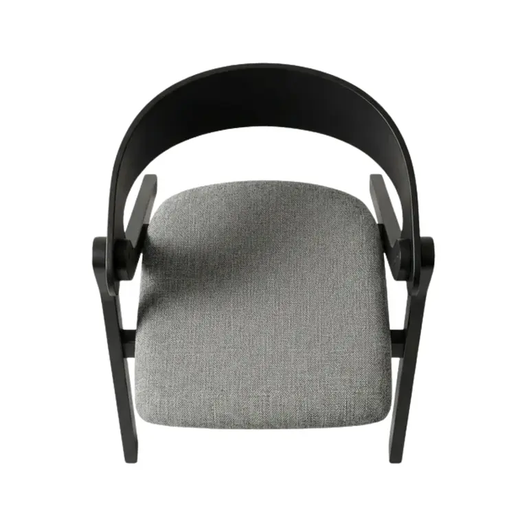 Silla Ares Acolchada - Madera y Tela 4