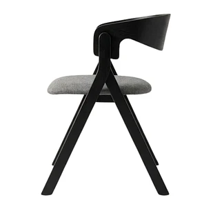 Silla Ares Acolchada - Madera y Tela