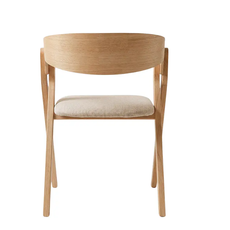 Pack 4 Sillas Ares Acolchada - Madera y Tela 10