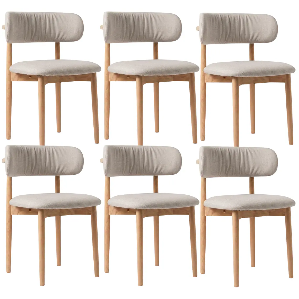 Pack 6 Sillas Arpi Poly Wood - Beige 1