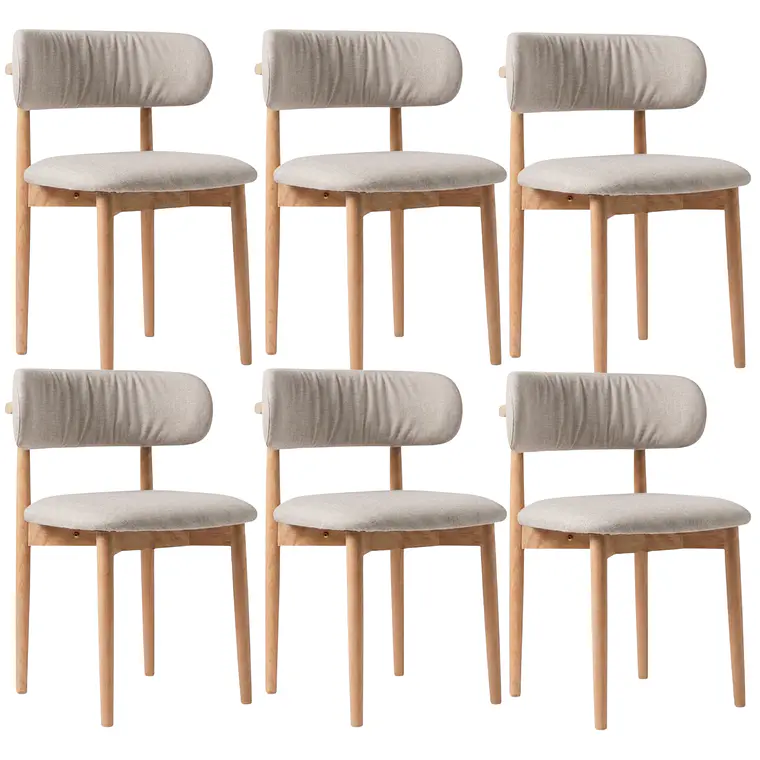 Pack 6 Sillas Arpi Poly Wood - Beige 1