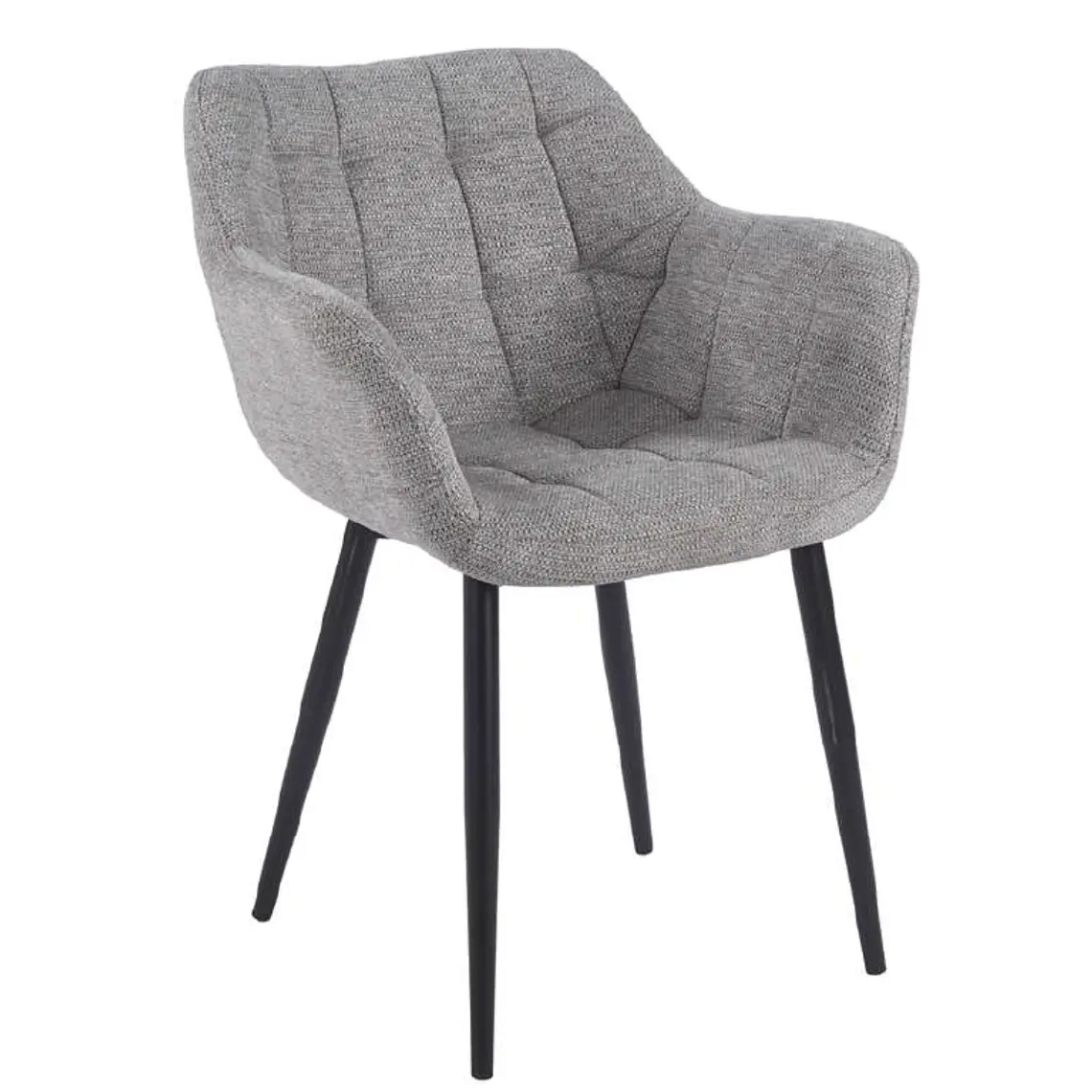 Sitial Capitoné Arpi Black - Lino 2