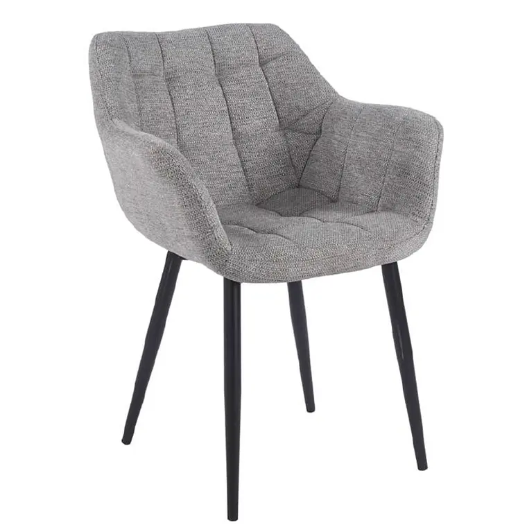 Sitial Capitoné Arpi Black - Lino 2