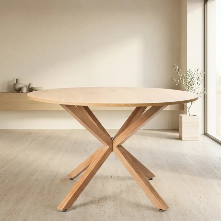 Mesa Asgard Rustik Wood redonda 120 cm 2