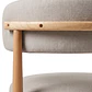 Comedor Mesa Asgard Rustik Black redonda 100 cm con 4 Sillas Arpi Poly Wood - Beige - Miniatura 16