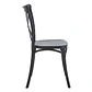 Comedor Mesa Asgard Rustik Black redonda 120 cm con 4 Sillas Crossback Danubio - Polipropileno - Miniatura 14