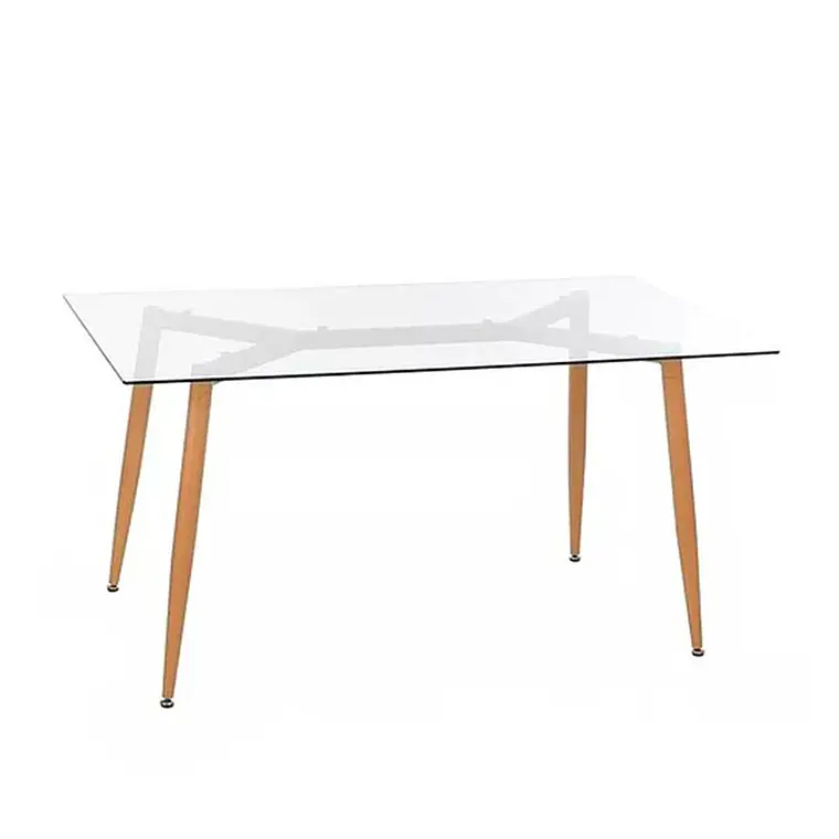 Mesa de Centro Hawaii rectangular vidrio 120x60x45 cm 1