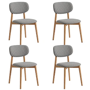 Pack 4 Sillas Arpi Sky Lino