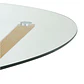 Comedor Mesa Asgard redonda vidrio 100 cm con 4 Sillas Arpi Sky Lino - Miniatura 6