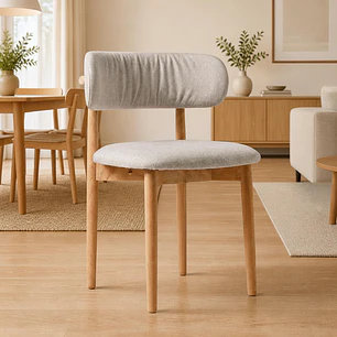Silla Arpi Poly Wood - Beige
