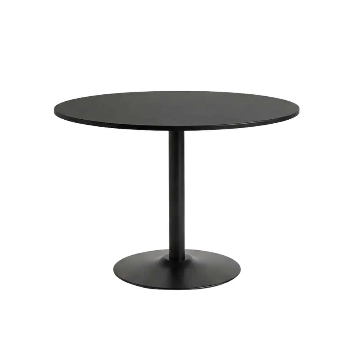 Comedor Mesa Reuniones Black redonda 100 cm con 4 Sillas de terraza Black 7