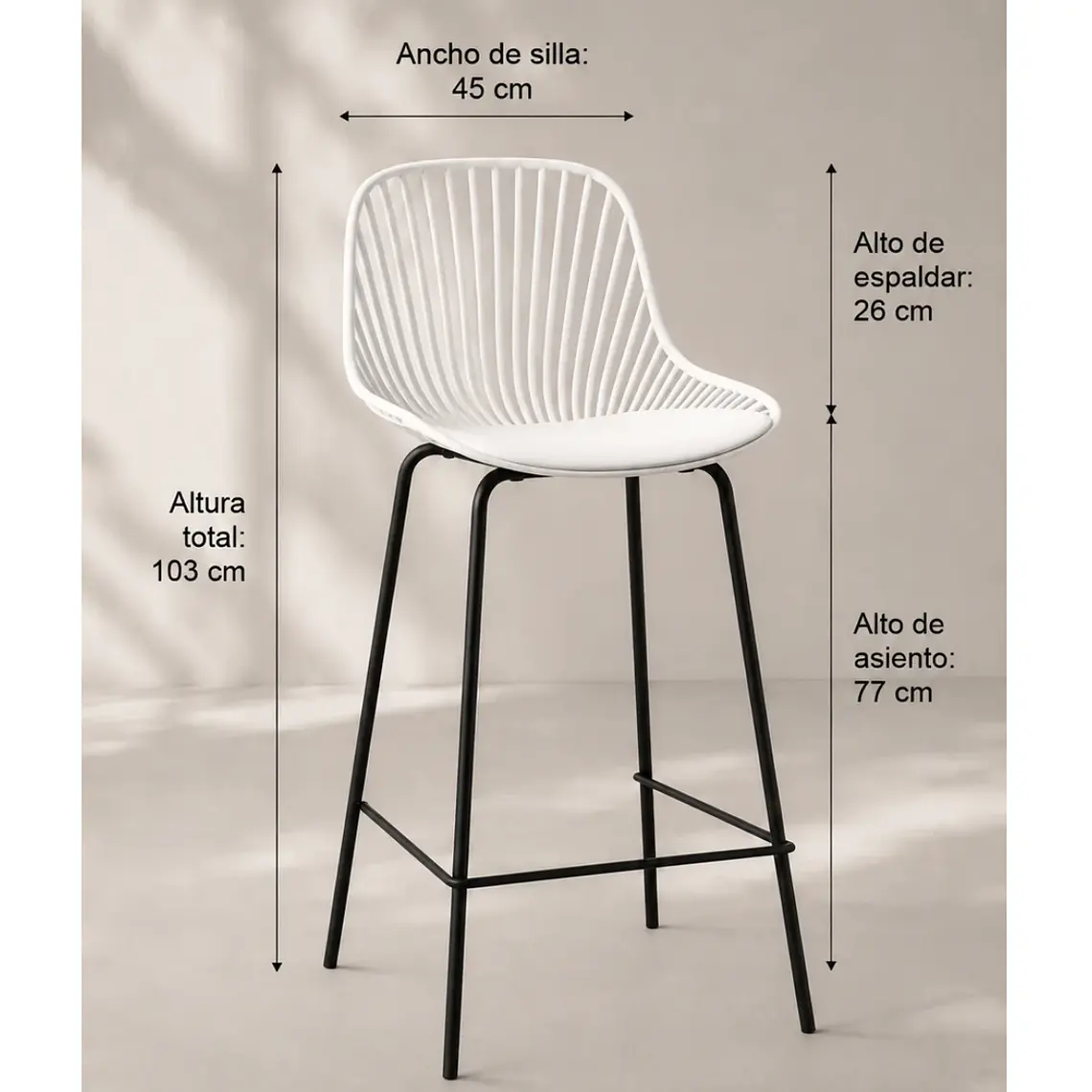 Pack 4 Taburetes Vibo 77 cm 11