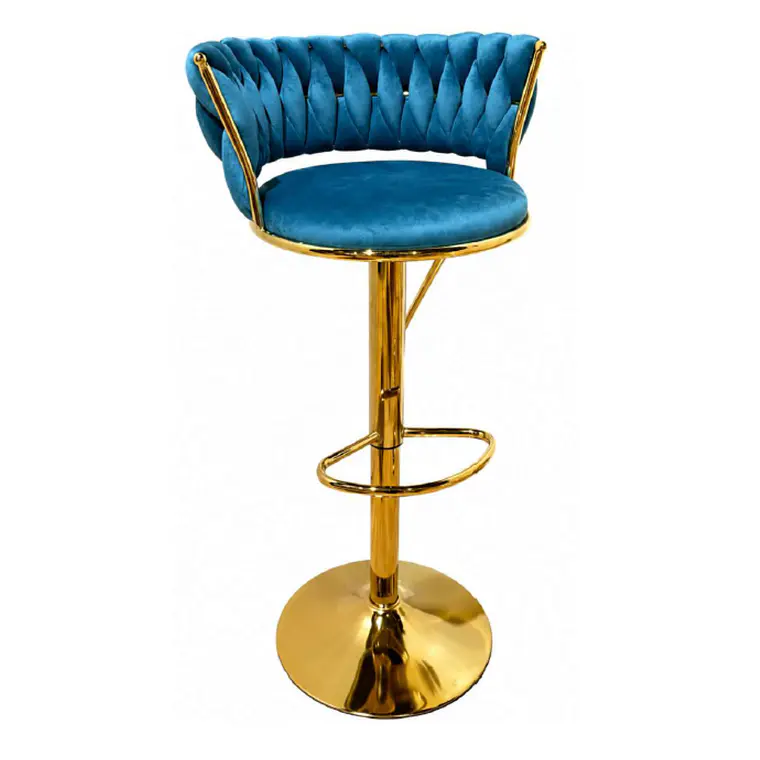 Taburete Piso Bar Queen Monarch Gold 16