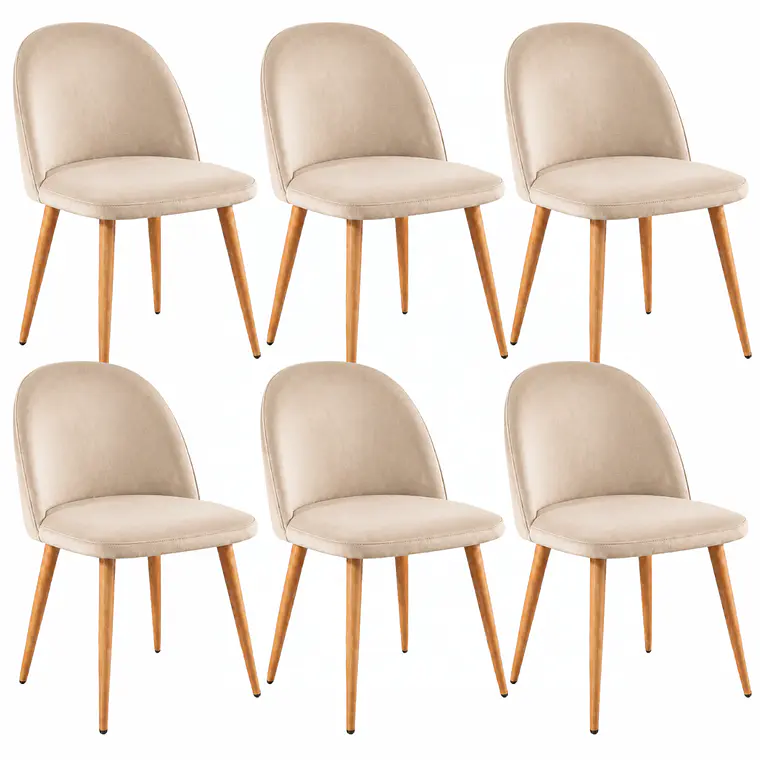 Pack 6 Sillas Breda Velvet 1