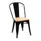 Comedor Mesa Reuniones Wood redonda 100 cm con 4 Sillas Tolix con asiento madera clara - Miniatura 10