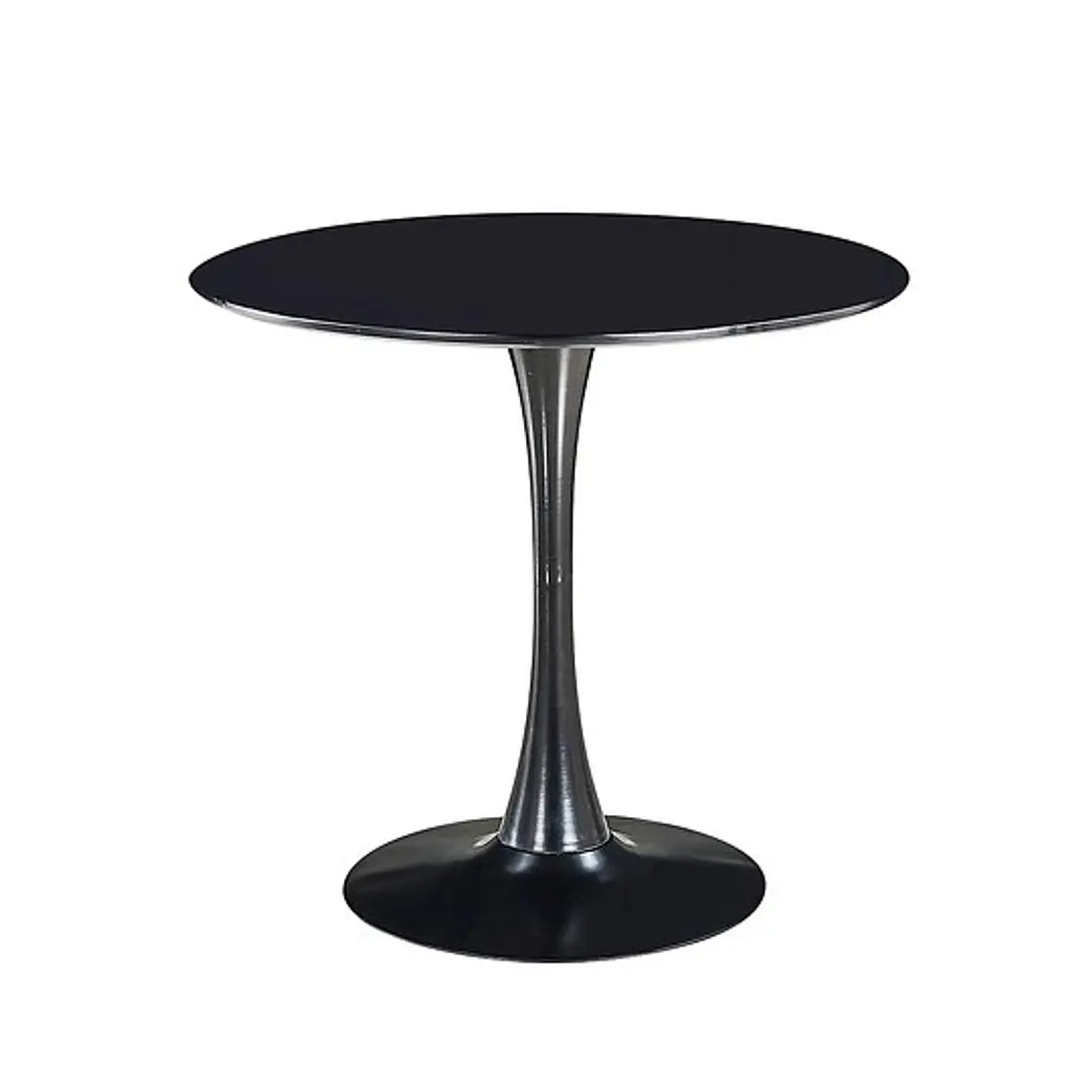 Comedor Mesa Tulip 80 cm con 4 Sillas Tolix Negras 2