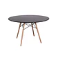 Comedor Mesa Eames redondo negro 100 cm con 4 Sillas Tolix negras - Miniatura 8