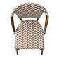 Silla Bistro Parisina ZigZag Rattán - Aluminio - Miniatura 4