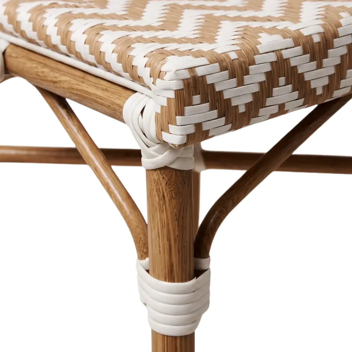 Silla Bistro Parisina ZigZag Rattán - Aluminio 5