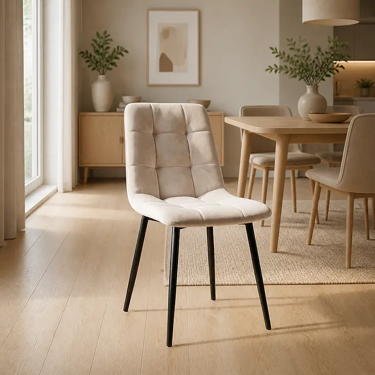 Silla Capitone Slim Black 1