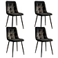 Pack 4 Sillas Capitone Slim Black - Miniatura 5