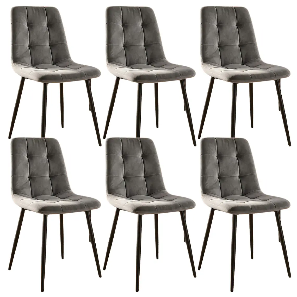 Pack 6 Sillas Capitone Slim Black 5