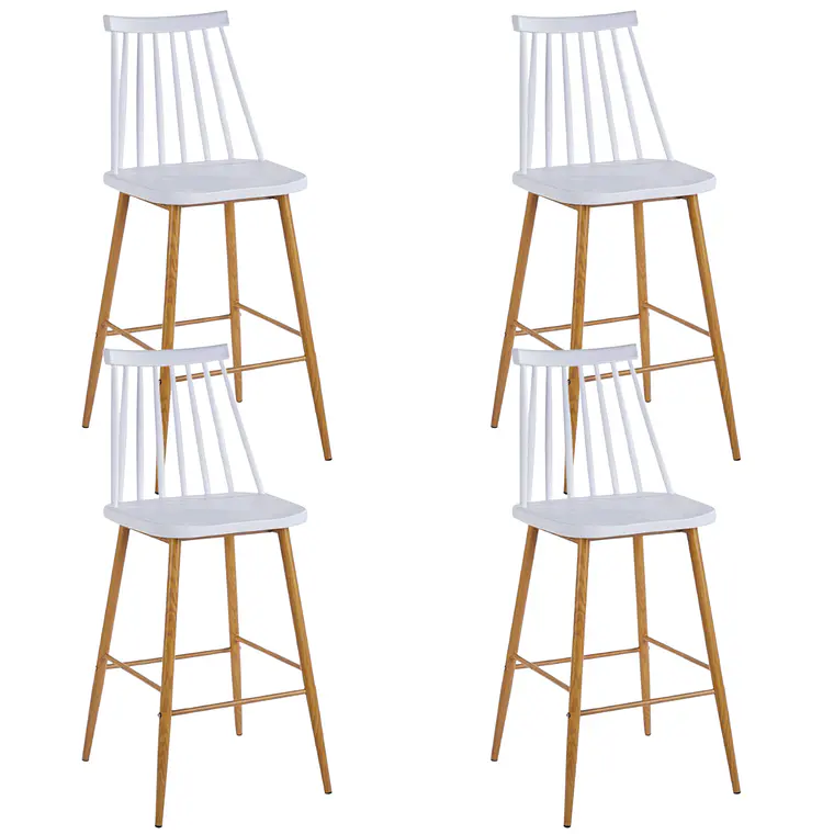 Pack 4 Taburetes Piso Bar Windsor Reims 64 cm 7