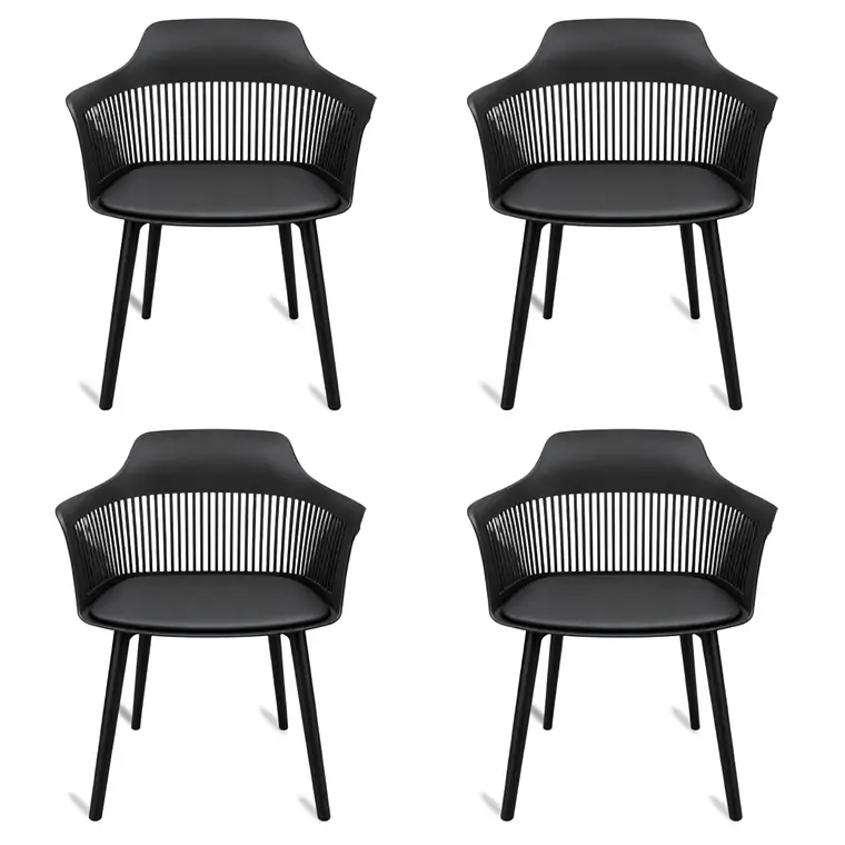 Pack 4 Sitiales Butacas Macon para Terraza - Comedor - Restaurant 1