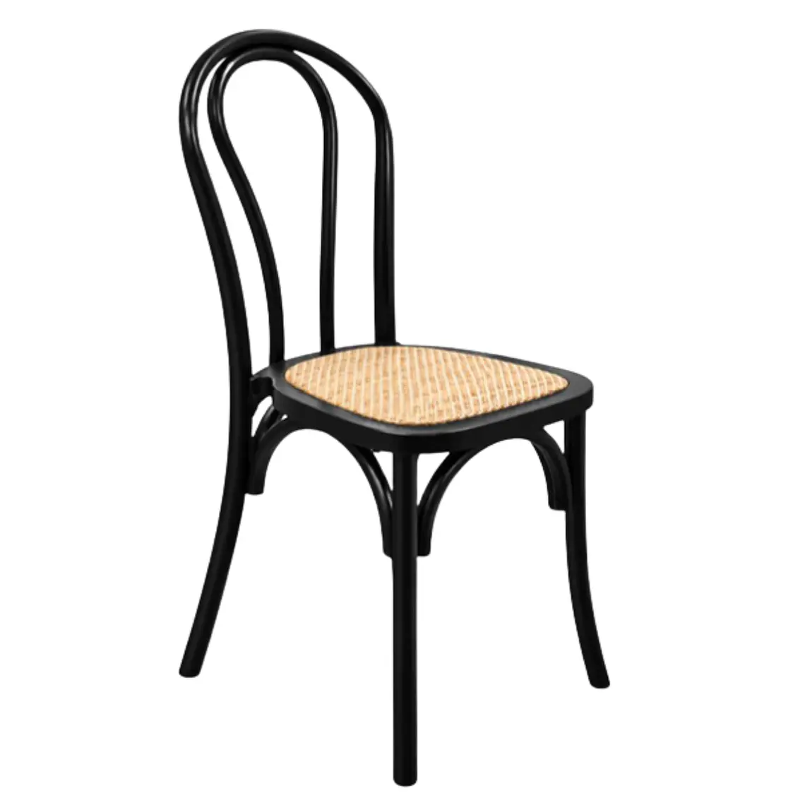 Pack 4 Sillas Elsie Madera Rattan 5