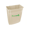 BASURERO MURALLA SLIM JIM RUBBERMAID