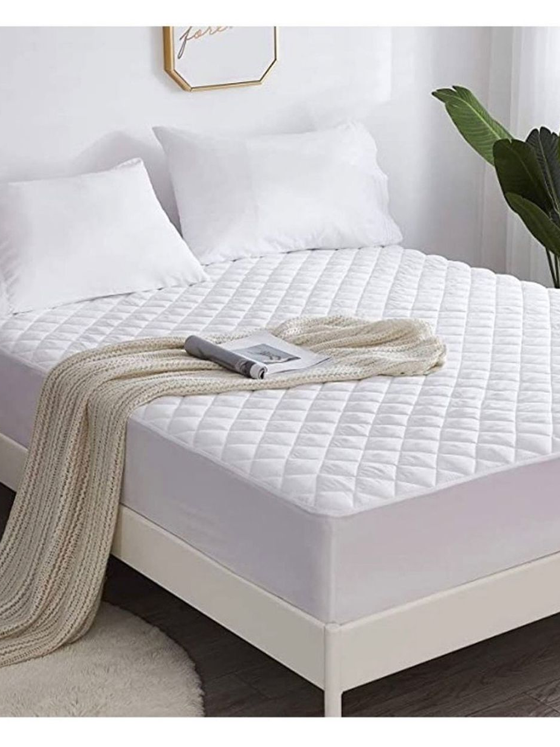 CUBRE COLCHON IMPERMEABLE TAMAÑO 2 PLAZAS 150X200CM  1