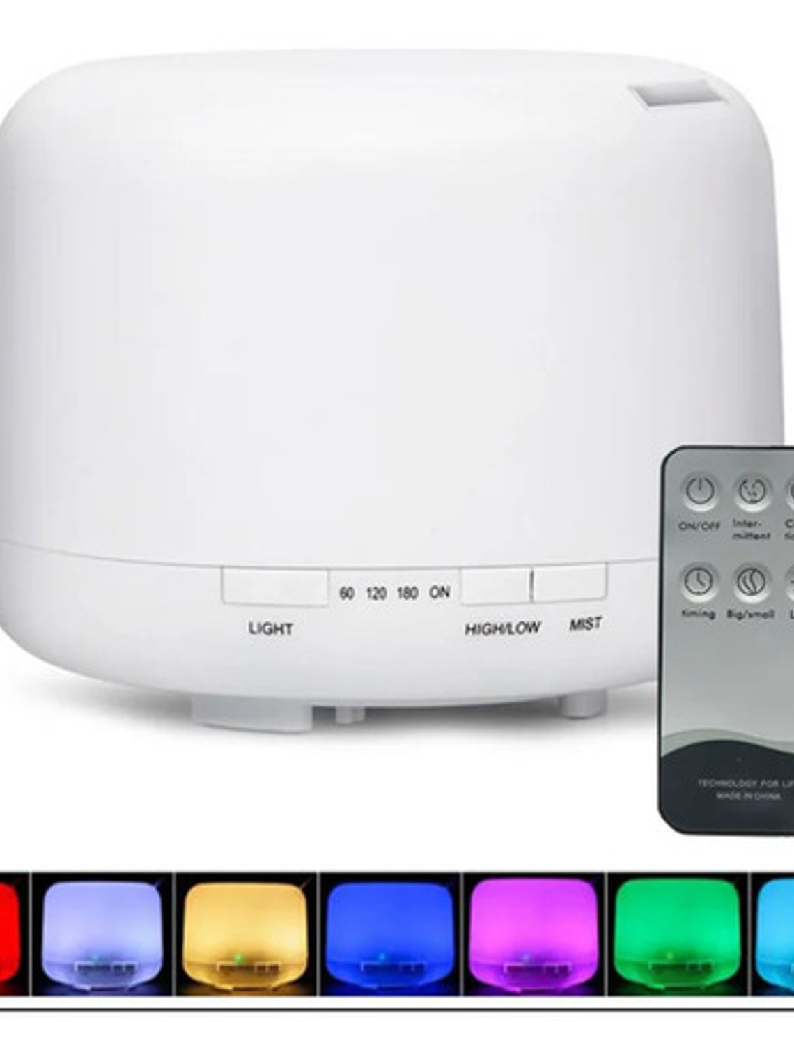 Humidificador Aromatizador Purificador 500ml 1