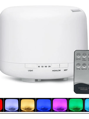 Humidificador Aromatizador Purificador 500ml