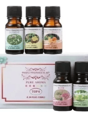 Pack 6 Esencias Para Humidificadores Difusores Aceite Aroma