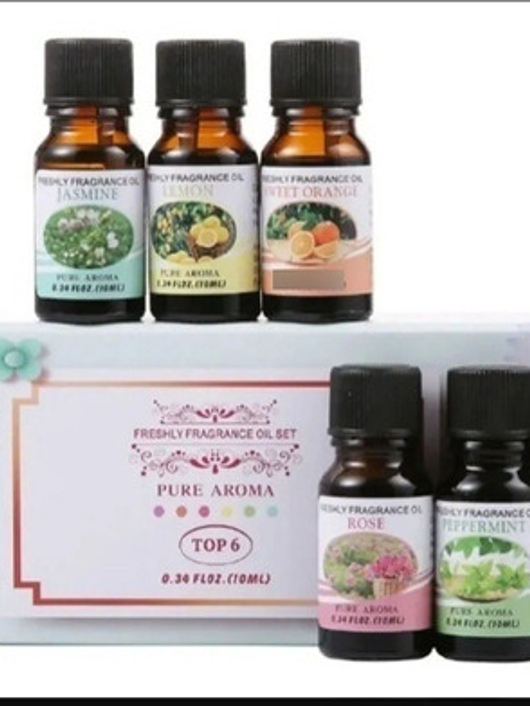 Pack 6 Esencias Para Humidificadores Difusores Aceite Aroma 5