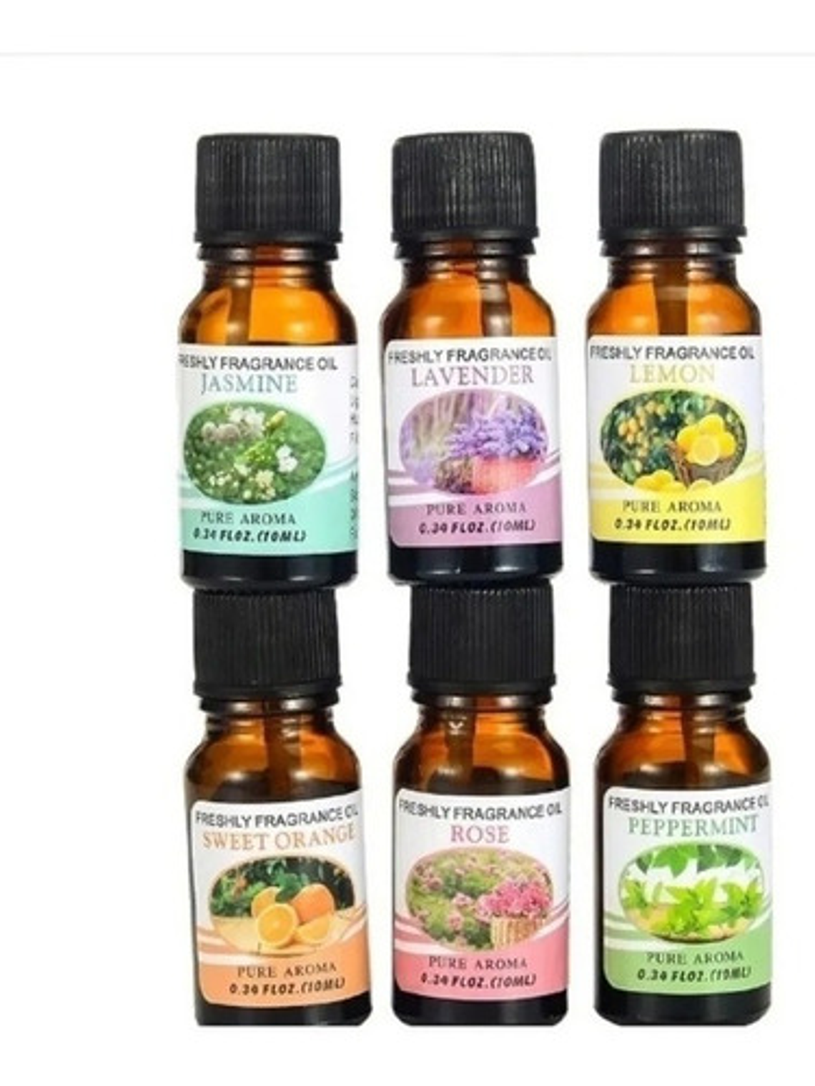 Pack 6 Esencias Para Humidificadores Difusores Aceite Aroma 6