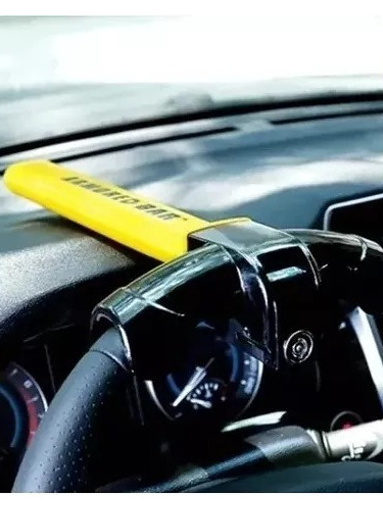 Traba Volante Candado Antirrobo Acero + 2 Llave Seguridad 2