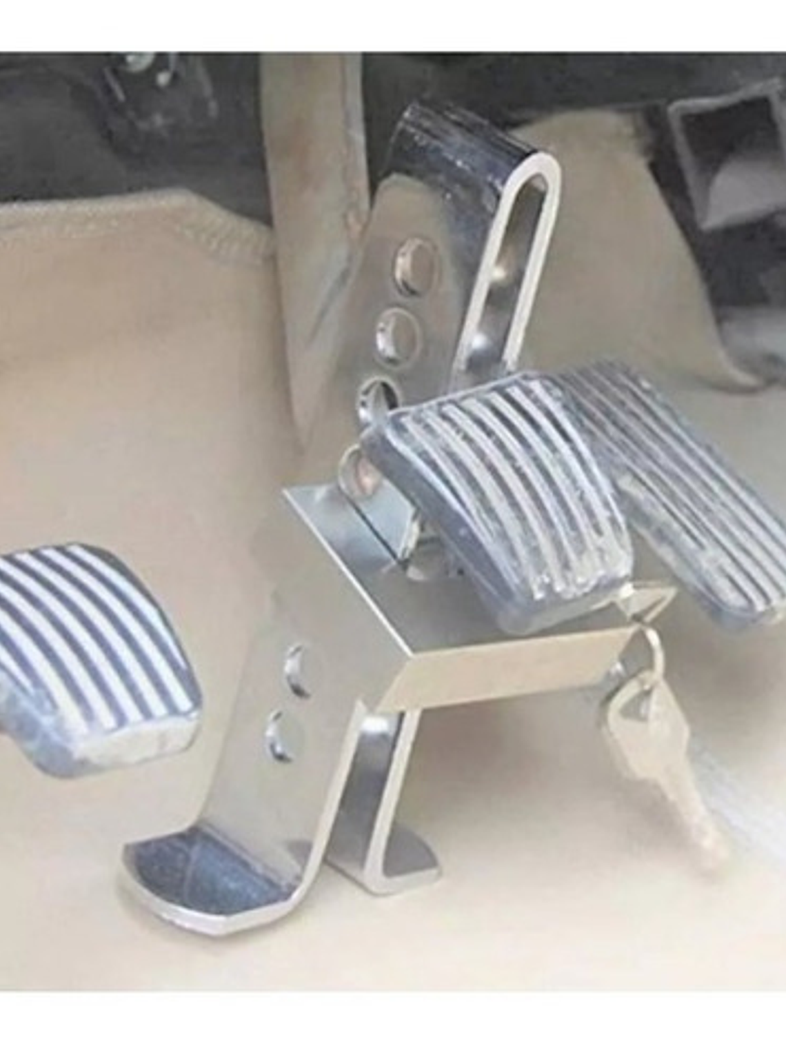 Traba Pedal Auto Seguro Antirrobo Tranca Pedal  3
