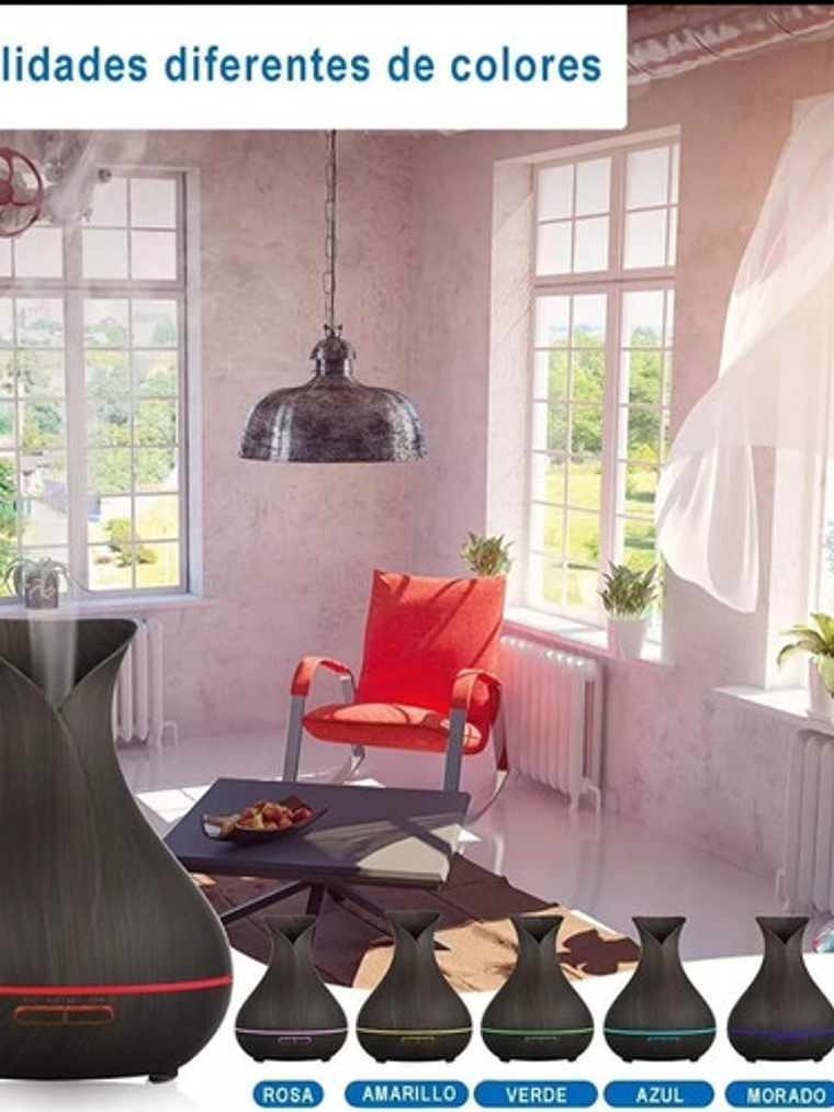 Humidificador Ultrasónico 500ml 5