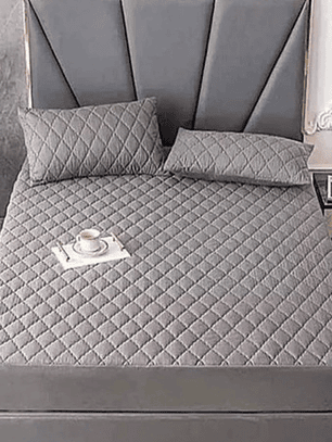 Cubrecolchon 1 Plaza 100% Impermeable + Funda Para Almohada