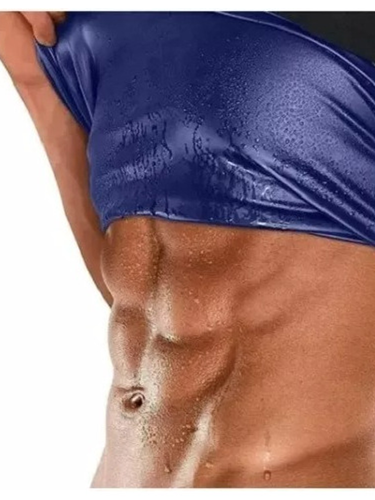 Faja Polera Reductora Hombre Sauna Sudar Fitness 2
