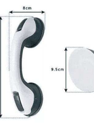 Agarradera Manilla Asa Soporte Seguridad Baño Ducha 