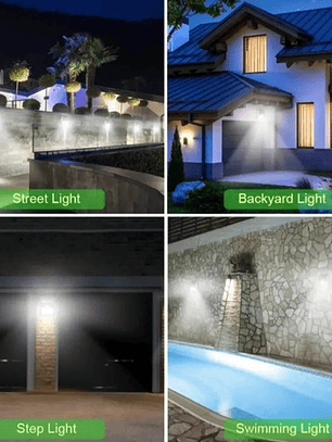  Foco Solar 30 Led Exterior Luz Led Con Sensor