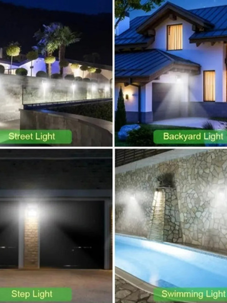  Foco Solar 30 Led Exterior Luz Led Con Sensor 2