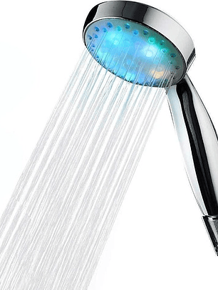 Mango De Ducha Led Multicolor Baño Cambia Según Temperatura