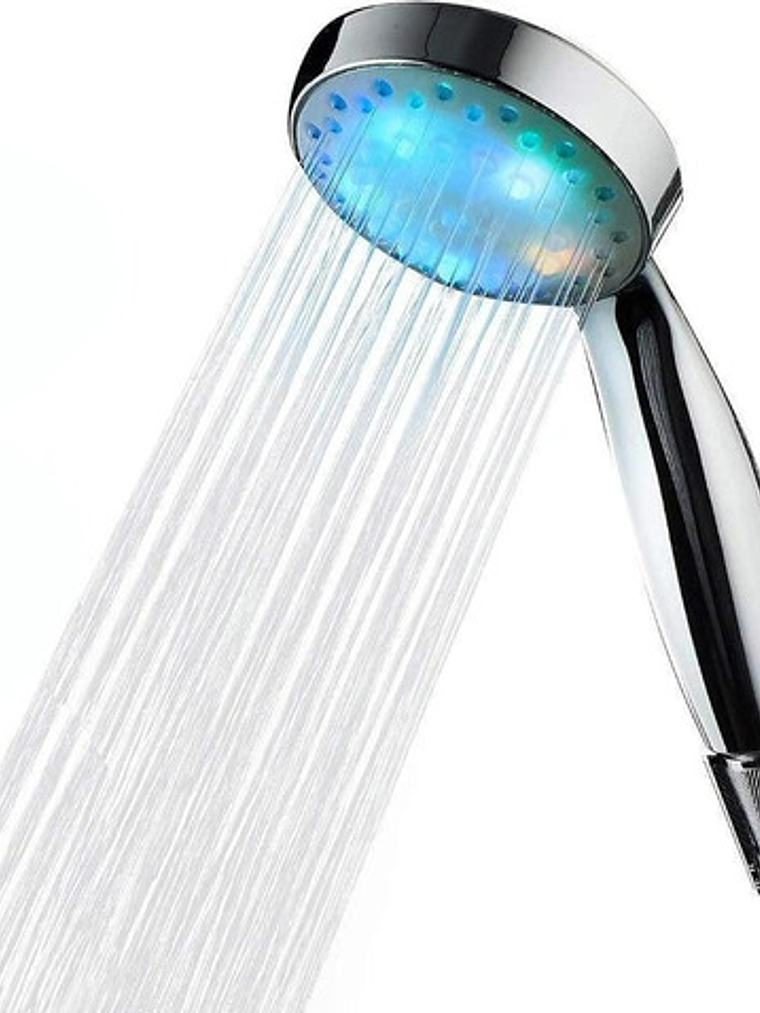 Mango De Ducha Led Multicolor Baño Cambia Según Temperatura 1