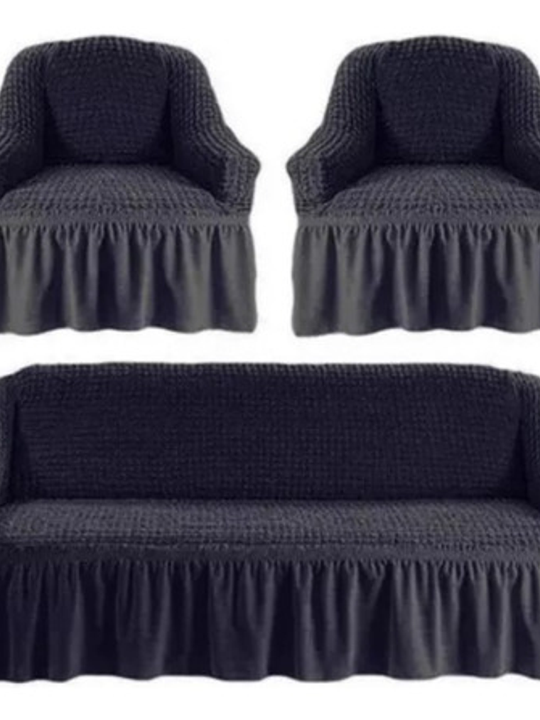 Juego De Fundas Turcos 100% Original 3+1+1 Set Completo 3