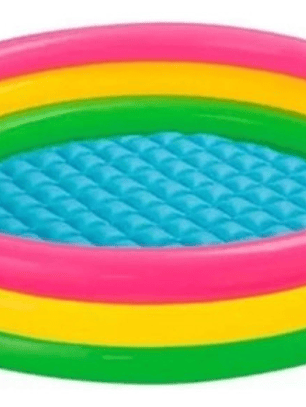Piscina Inflable Redonda Para Niños 3 Anillos / Verano!