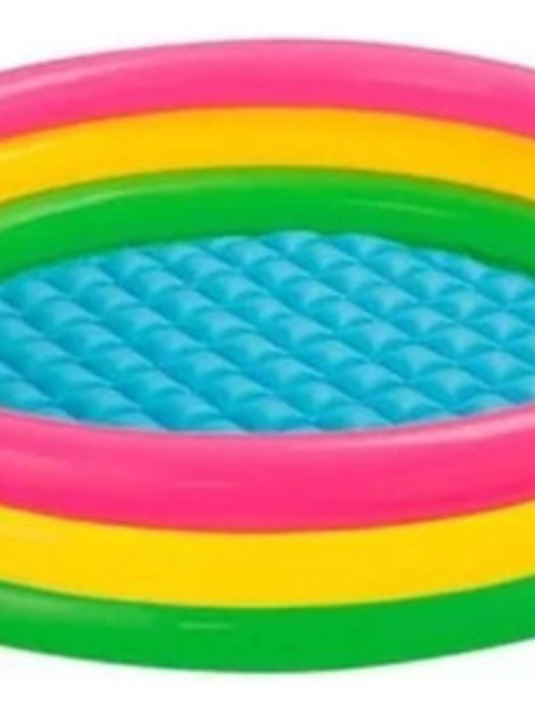 Piscina Inflable Redonda Para Niños 3 Anillos / Verano! 2